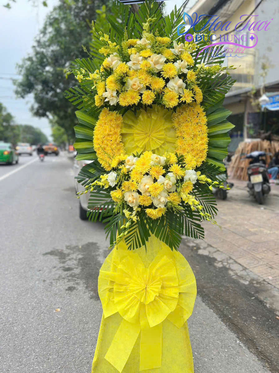 Kệ Hoa Phúng Điếu Sang Trọng HCB012